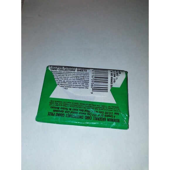 1989 Bowman Comeback Edition Baseball & Bubble Gum Cards - Picture 2 of 3